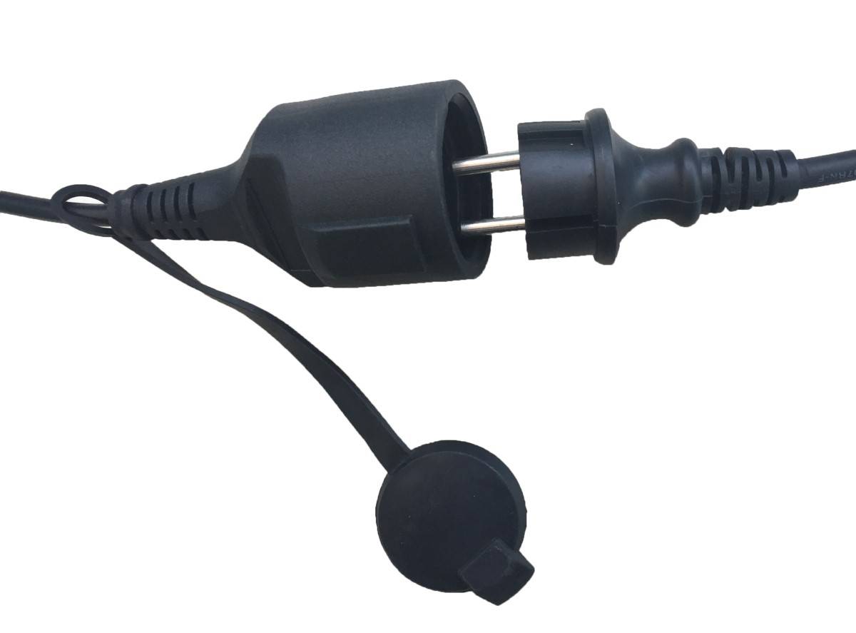 Fox Light - Guirlande 20 m - 20 douilles E27 cable rond noir IP44 Fox Light - Imagen 2