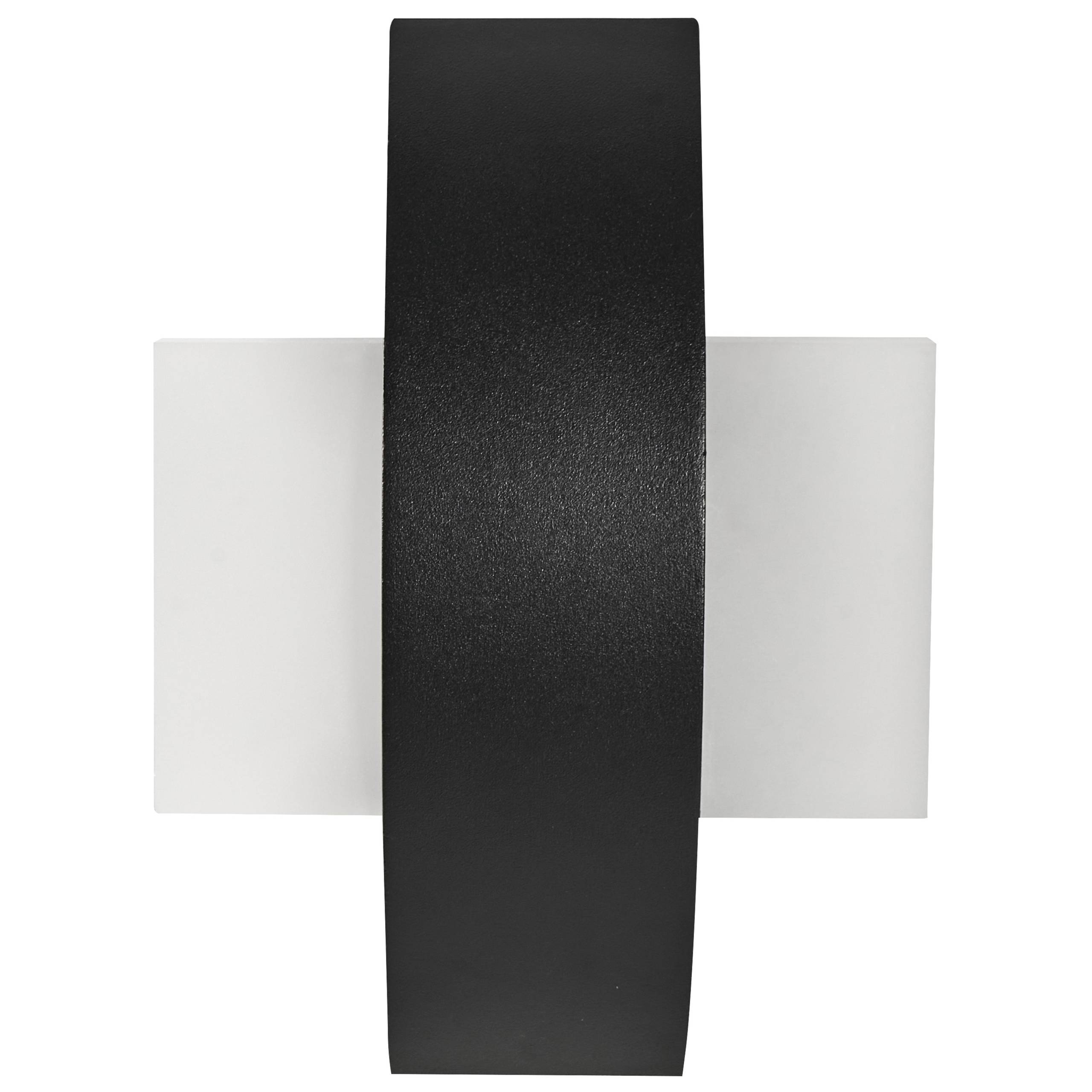 Beliani - Lampe murale pour l'extérieur Aluminium Noir LOSSIE - 16x6x23- Beliani - Image 5