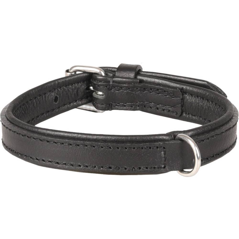 Collier Cuir XS/S 23-27 cm ARIZONA noir pour chien - Image 2