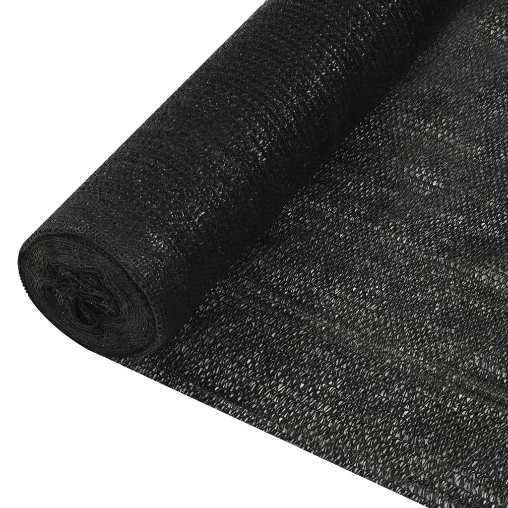 Helloshop26 - Filet brise-vue noir 2x10 m pehd 150 g/m² - Imagen 1