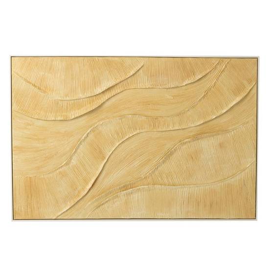 J-Line - Tableau Déco "Miel" 80x120cm Doré - Image 1