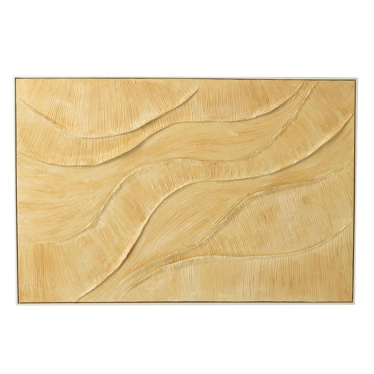 J-Line - Tableau Déco "Miel" 80x120cm Doré - Image 1