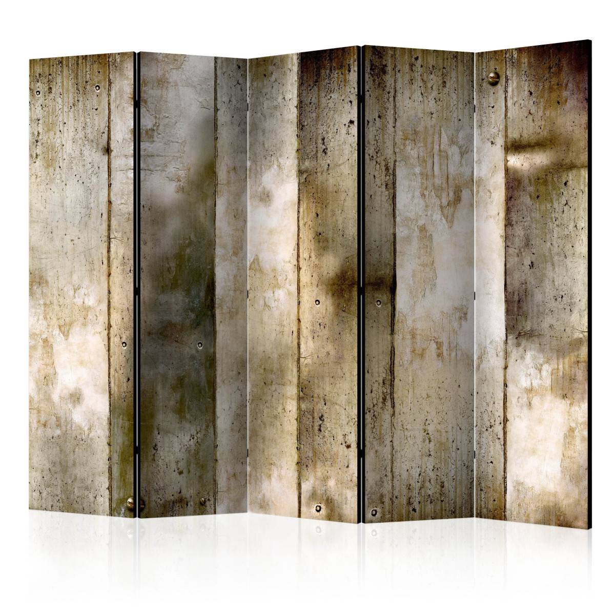 Paravent 5 Volets "Gold Stripes" 172x225cm - Image 1