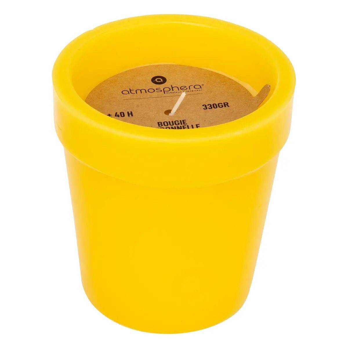 Atmosphera - Bougie Parfumée "Gini" 330g Citronnelle - Image 2