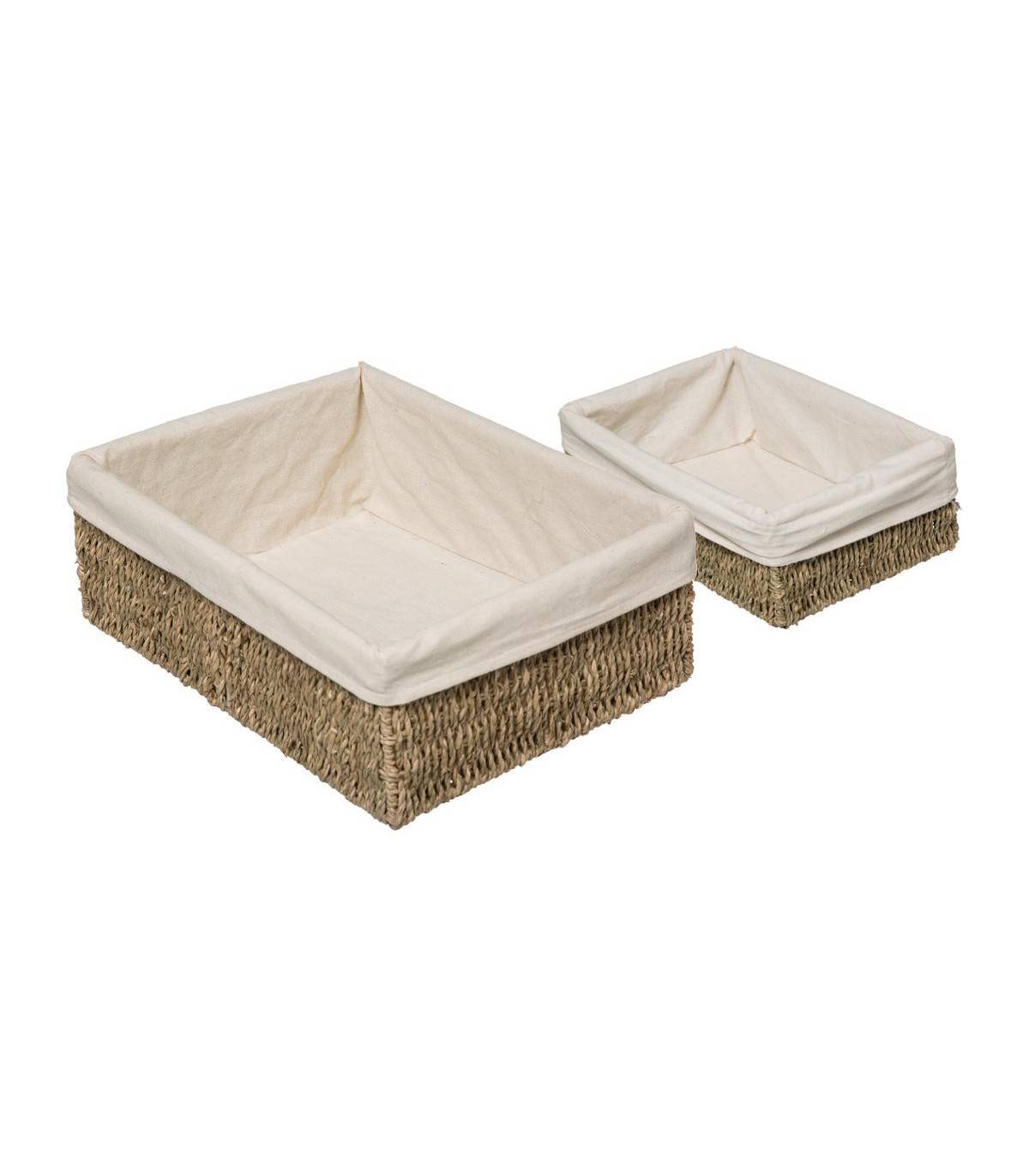 Set de 2 Paniers de rangement en Seagrass - Image 1