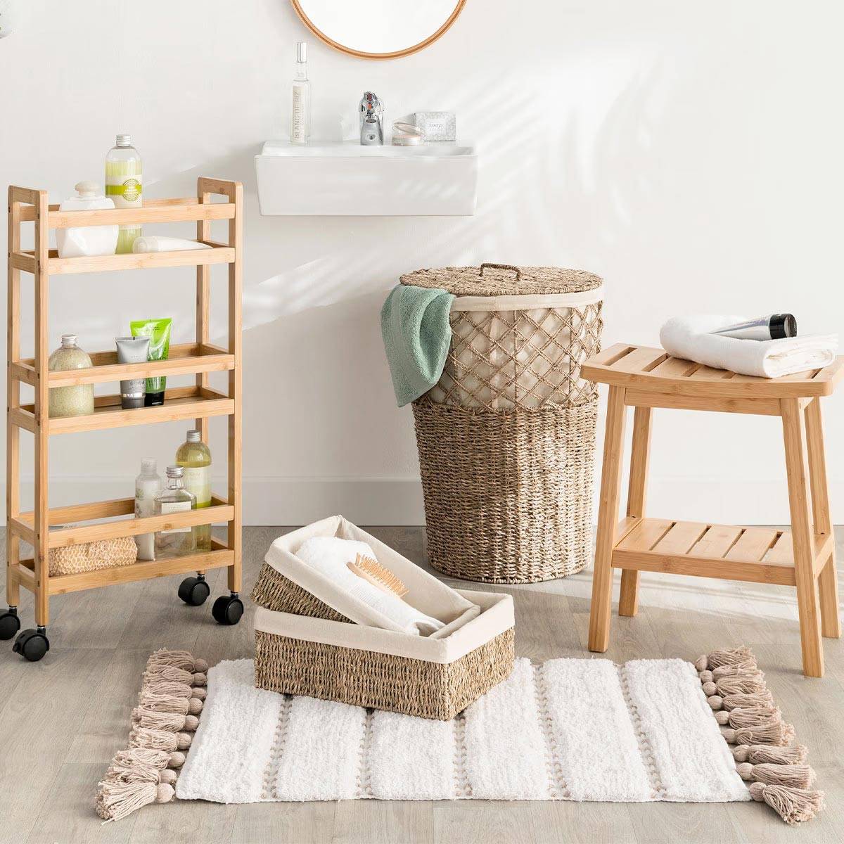 Set de 2 Paniers de rangement en Seagrass - Imagen 4