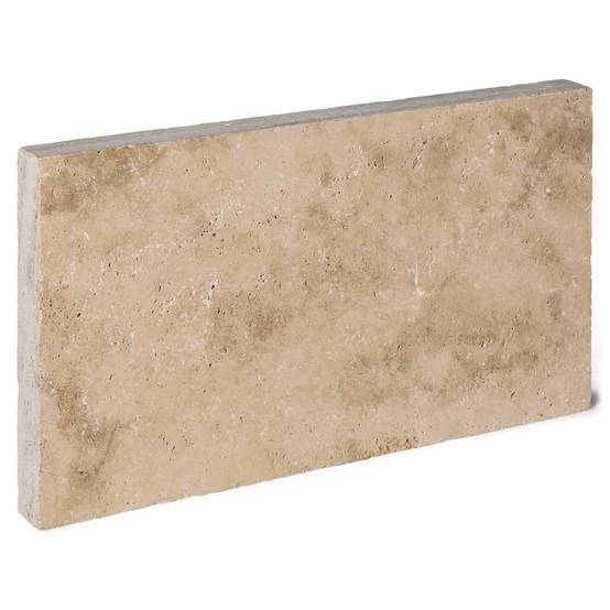 Bordure de jardin Travertin Beige Nuancé 61x33x5 cm (à l'unité) - RO'MA NATURE - Image 2