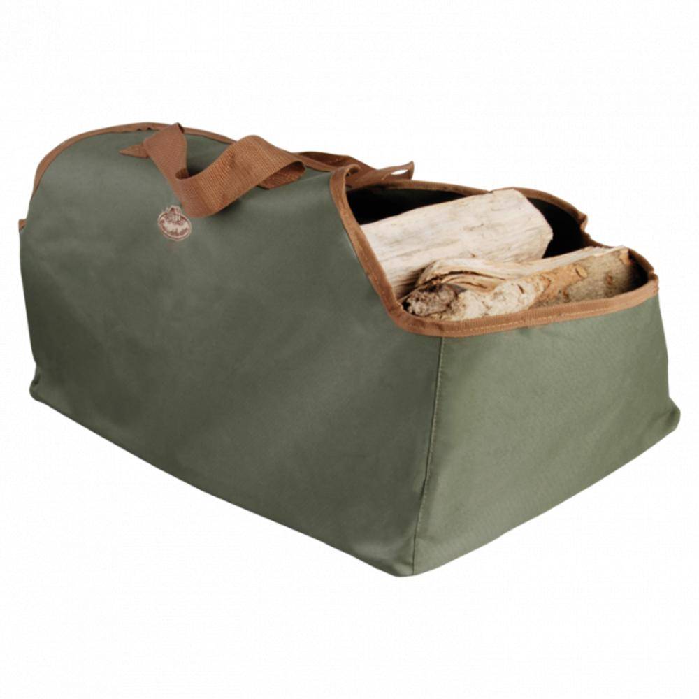 Esschert Design - Sac à bois en toile marron - Imagen 1