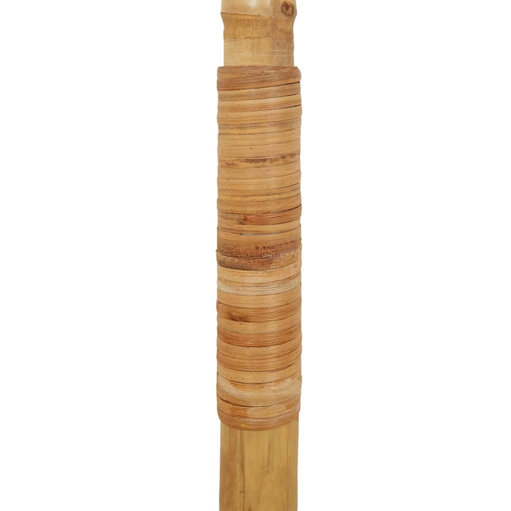 Parasol bambou et feuille de bananier naturel 180 x 180 x 230 cm - PANGIVO - Image 9
