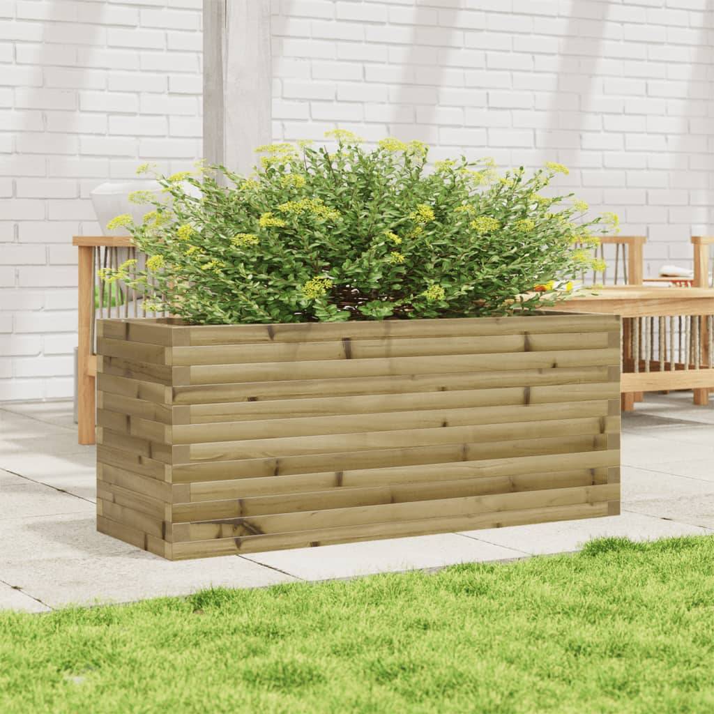 Maison Chic - Jardinière, Bac à fleurs, Pot de fleurs 110x40x46 cm bois de pin imprégné - Imagen 3