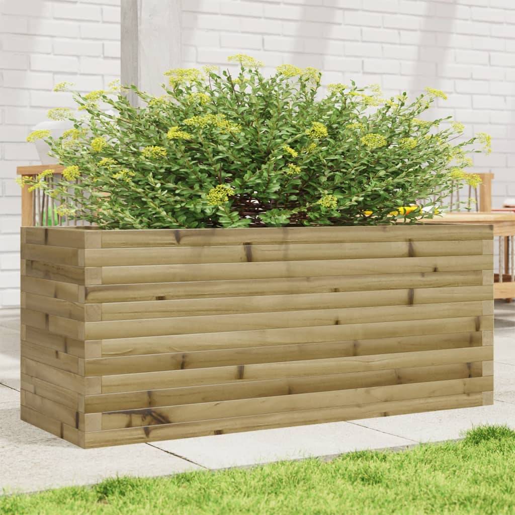 Maison Chic - Jardinière, Bac à fleurs, Pot de fleurs 110x40x46 cm bois de pin imprégné - Imagen 2
