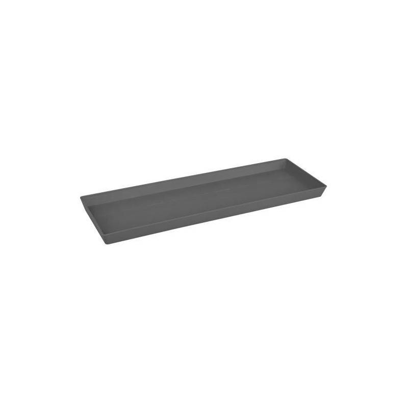 Elho - Elho Soucoupe Balconniere Loft Urban - 50 Cm - Gris Anthracite - Image 1