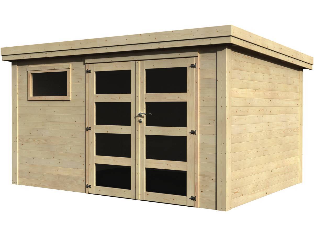 Habitat Et Jardin - Abri Jardin Bois "paolo" - 10 M² - 3.65 X 2.75 X 2.16 M - 28 Mm -decor Et Jardin - Imagen 1