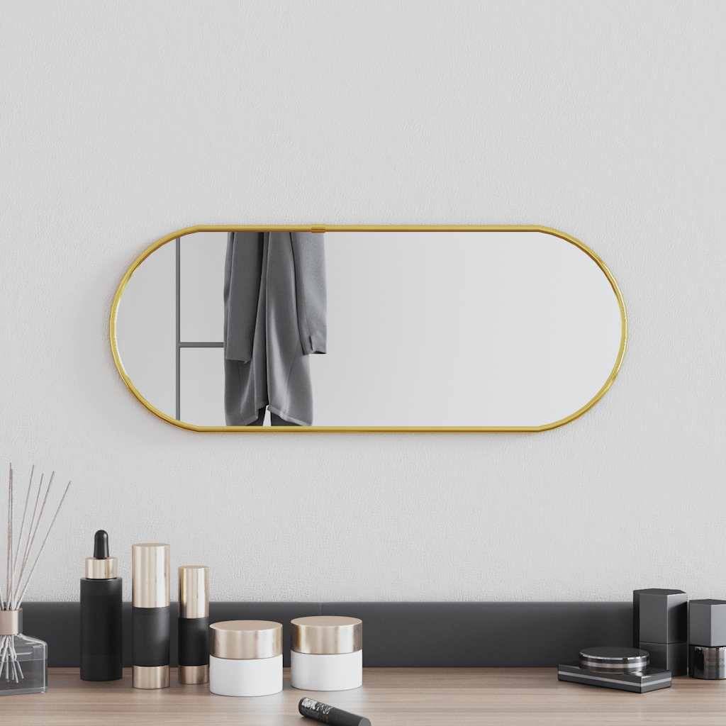 Maison Chic - Miroir mural - Miroir décoratif Doré 50x20 cm Ovale - Image 2