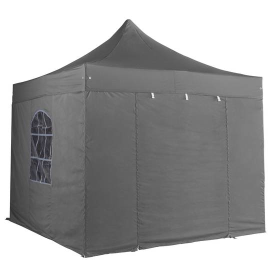 Oviala - Mur porte zippable pour tente pliante pro+ 50mm en 3m gris - Oviala - Image 2
