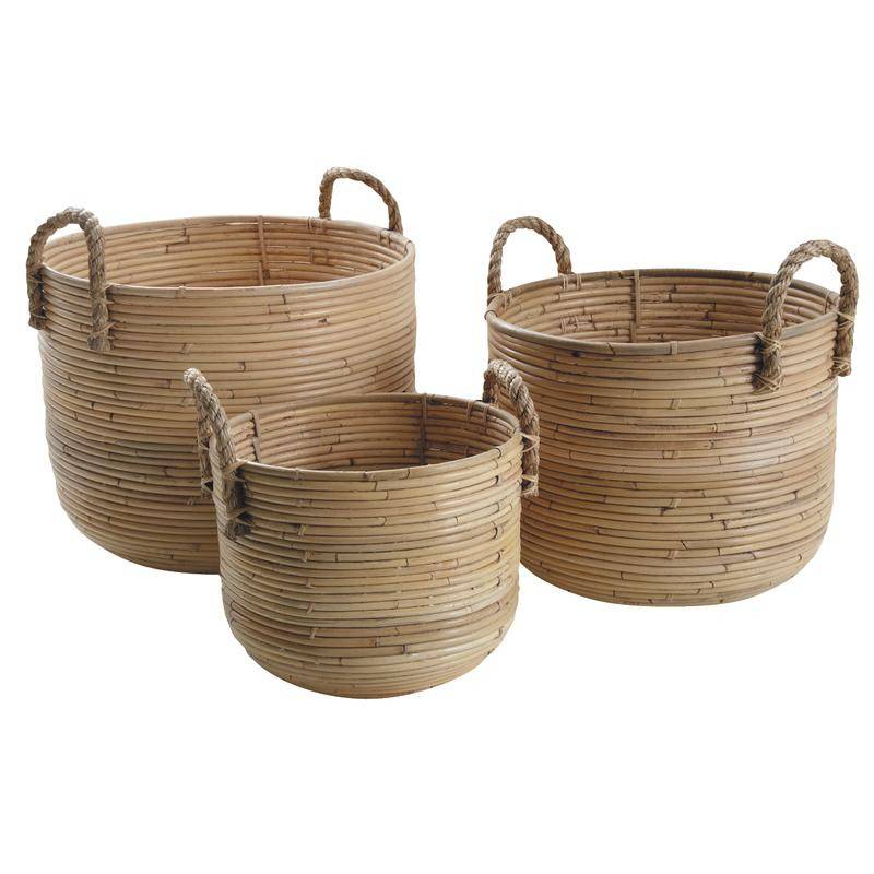 Aubry Gaspard - Cache-pot en poelet et corde Diam 29 cm - Aubry Gaspard - Imagen 1