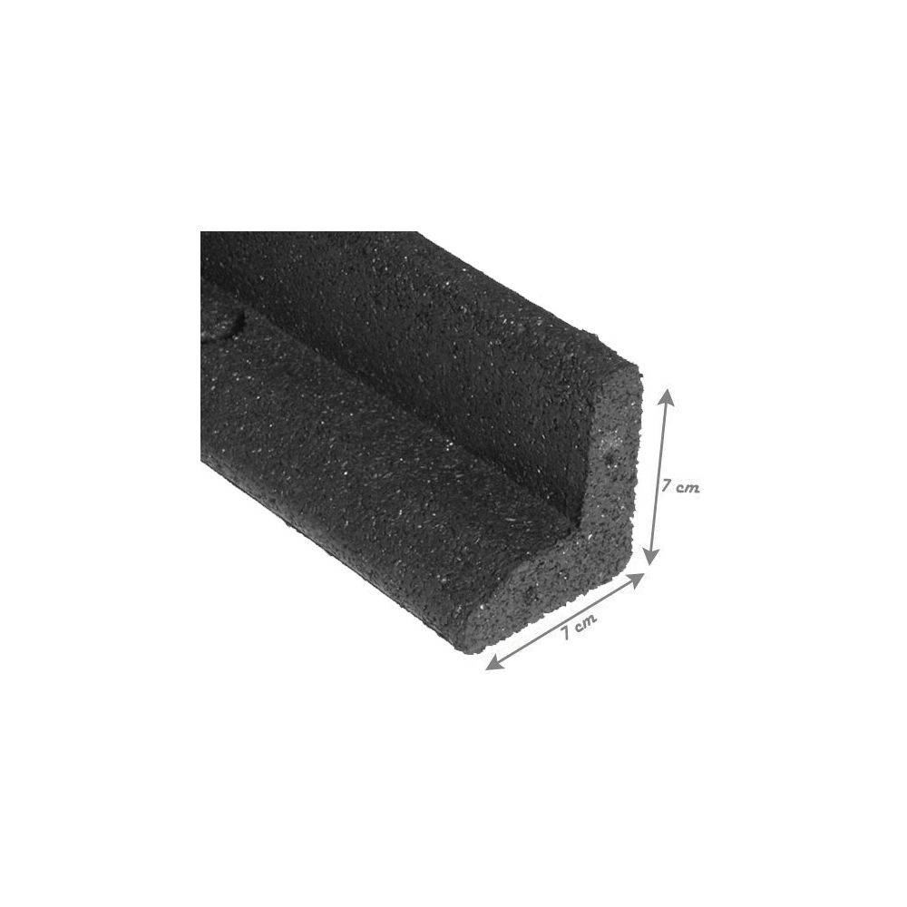 Technoflex - Bordure de jardin en caoutchouc recyclé noir Lot de 4 - Imagen 3