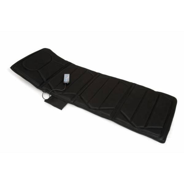 Matelas Massage - JOCCA - 6163 - 100% polyester - 10 moteurs - 5 modes - 172 x 57 x 4cm - Noir - Image 1