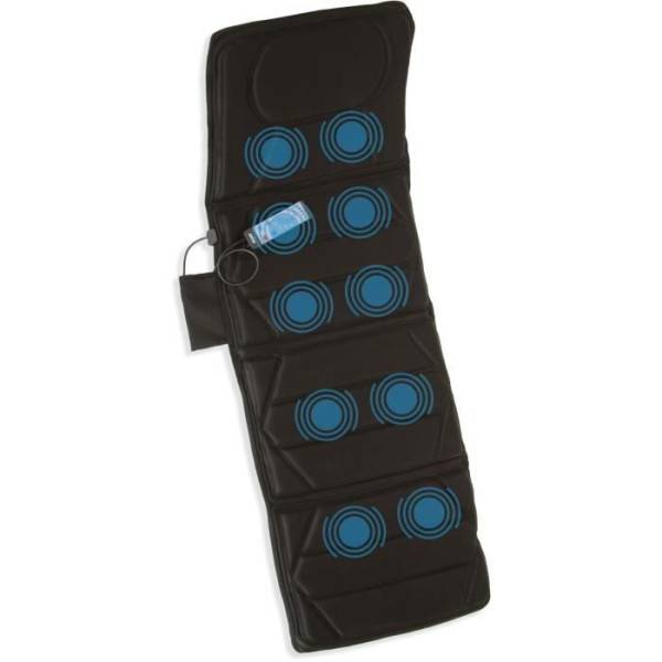 Matelas Massage - JOCCA - 6163 - 100% polyester - 10 moteurs - 5 modes - 172 x 57 x 4cm - Noir - Image 5