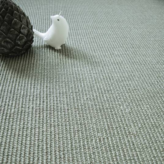 Decoweb - Tapis sisal Yucatan gris acier - Ganse coton noire - 120 x 170 cm - Decoweb - Image 3