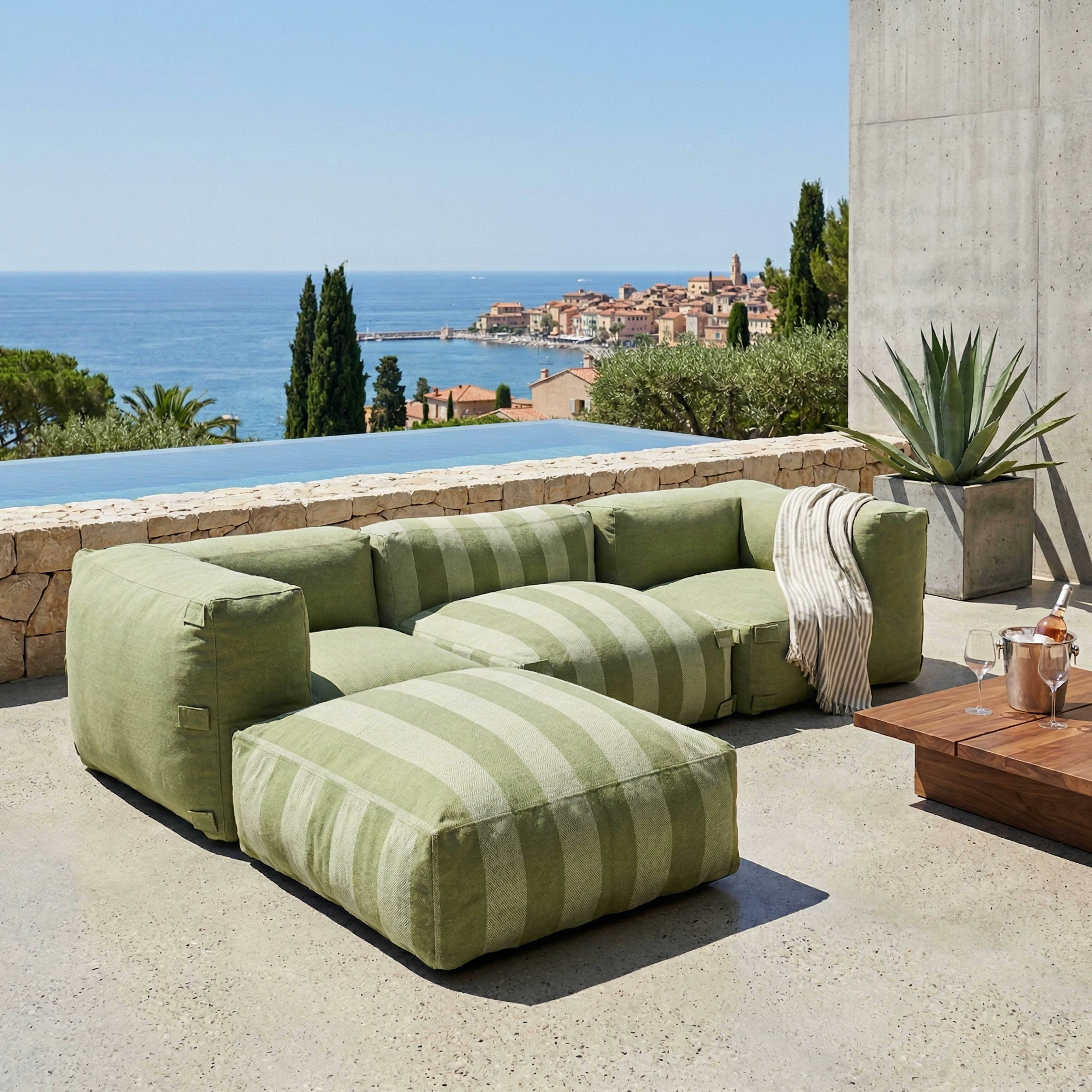 Oviala - Fauteuil d'angle pour canapé modulable cactus Mixi - Oviala - Imagen 6