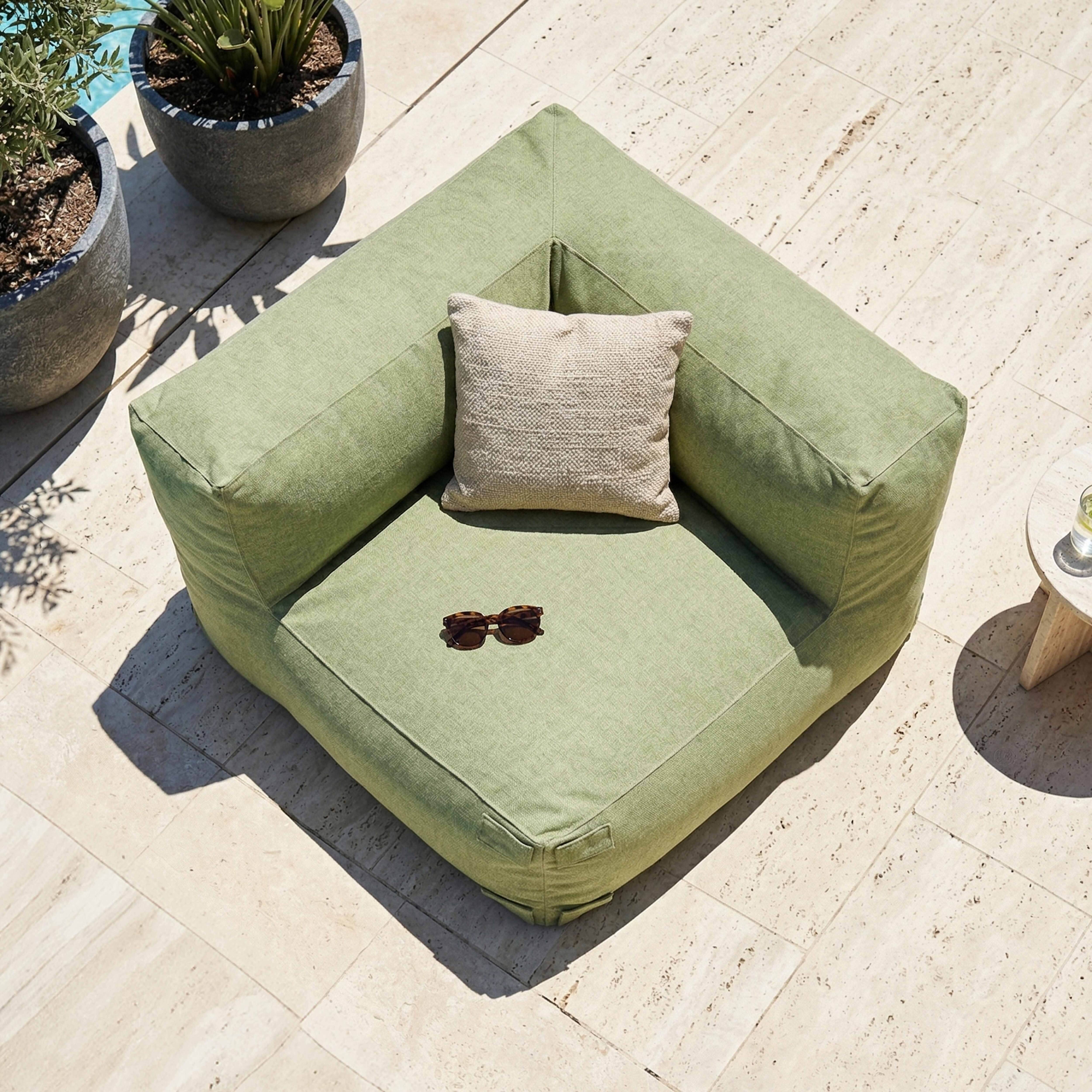 Oviala - Fauteuil d'angle pour canapé modulable cactus Mixi - Oviala - Imagen 3