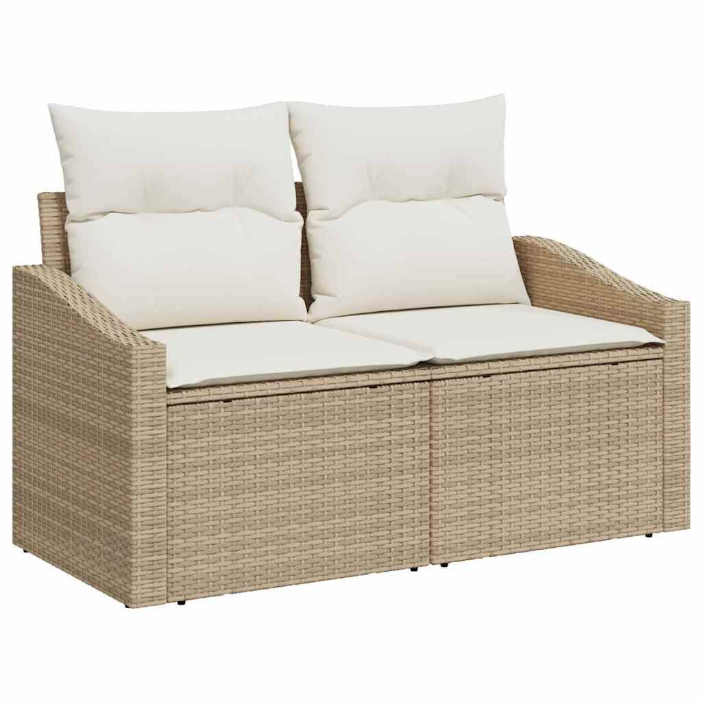 Vidaxl - Ensemble de Canapés avec coussin 5 pcs Beige polyrotin vidaXL 3346721 - Imagen 5