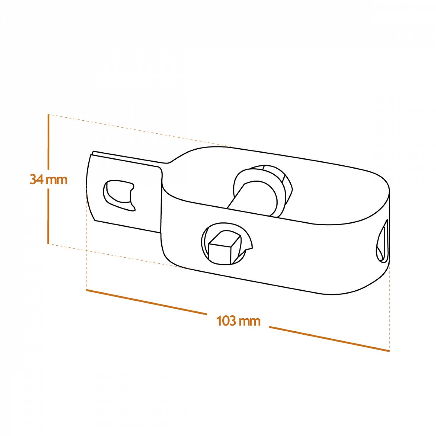 Linxor - Lot de 10 tendeurs en acier galvanisé N°3 pour fil de grillage ou autre - Linxor - Imagen 2