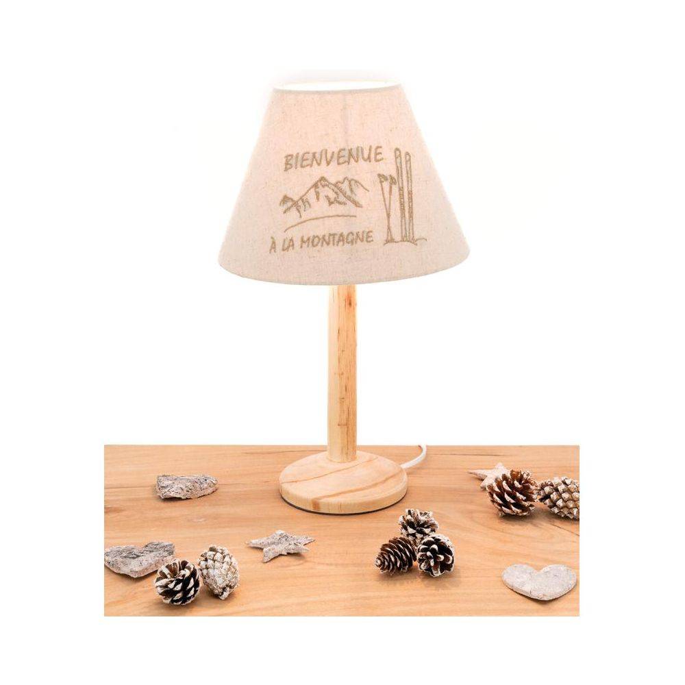 Aubry Gaspard - Lampe à poser Bienvenue à la montagne - Image 2