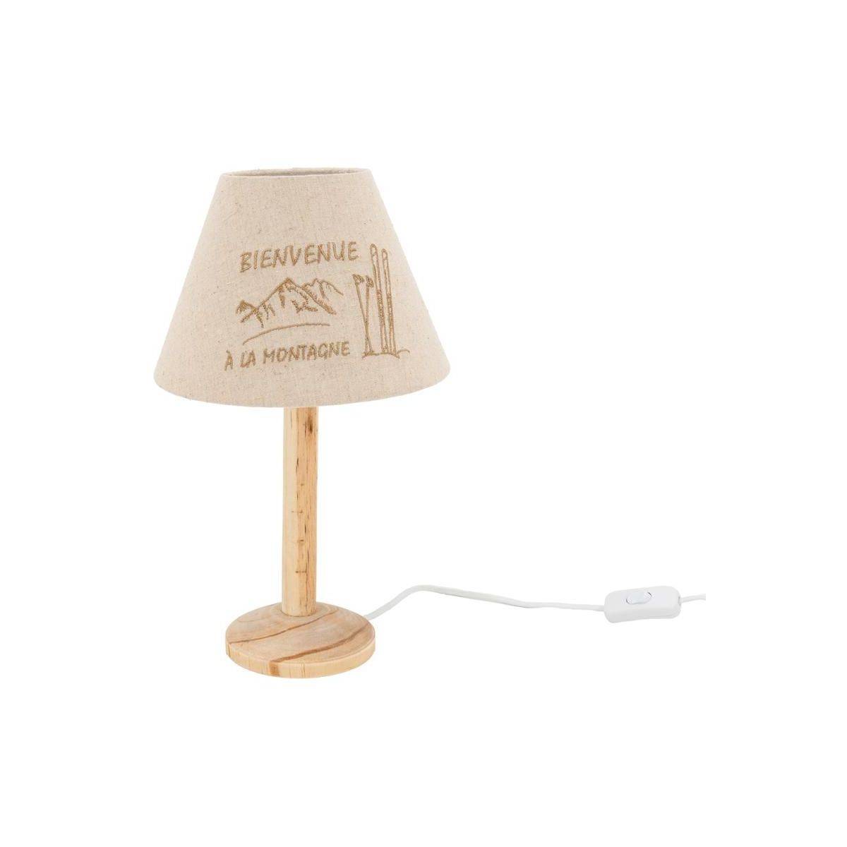 Aubry Gaspard - Lampe à poser Bienvenue à la montagne - Image 1