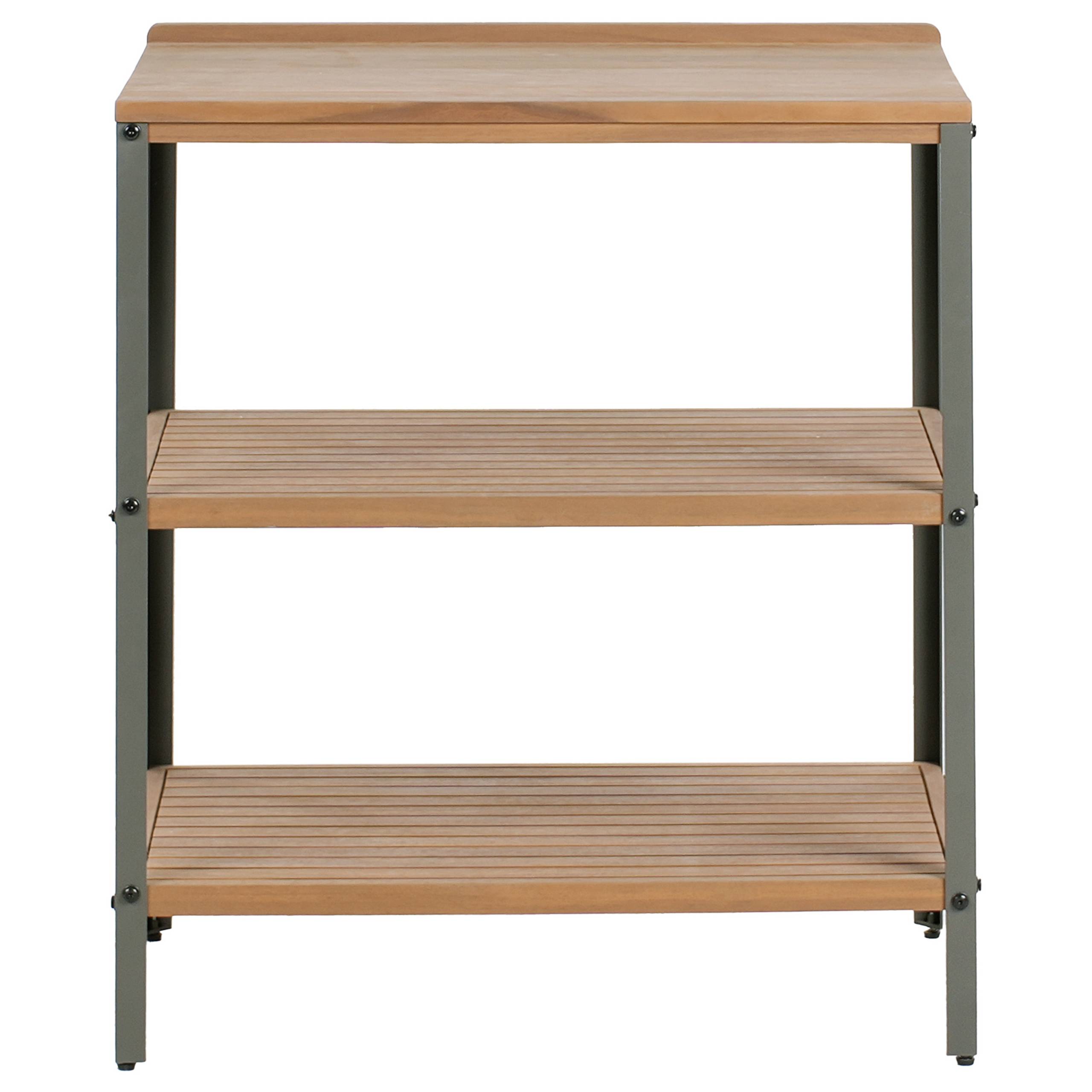 Beliani - Cuisine de jardin Bois d'acacia certifié Marron IVREA - 80x50x92- Beliani - Image 4