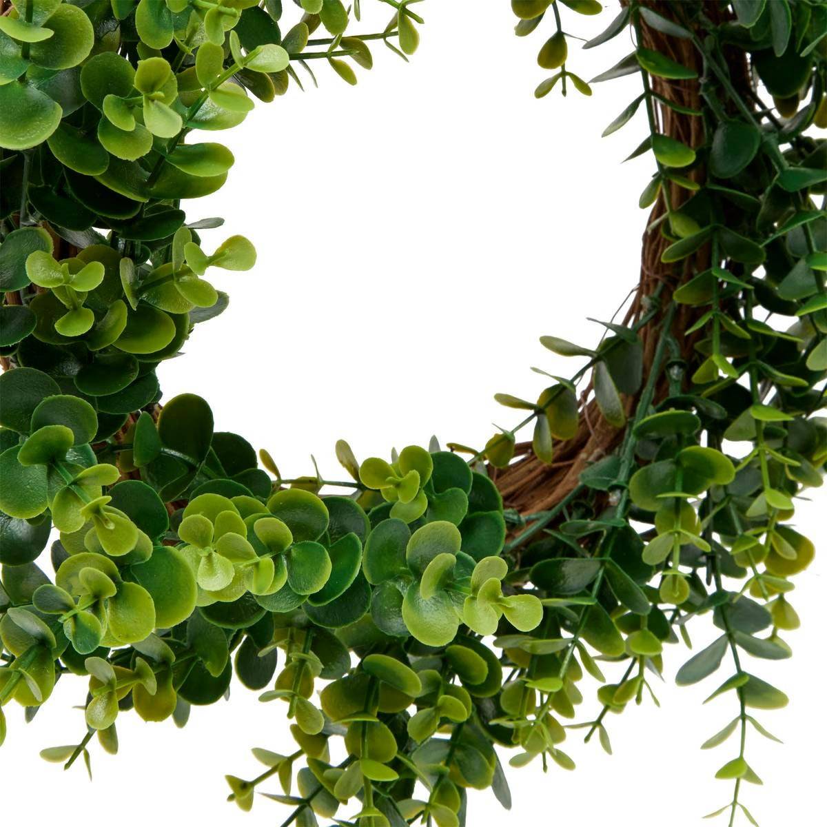 Couronne d'Eucalyptus Artificiel "Walker" 41cm Vert - Image 2