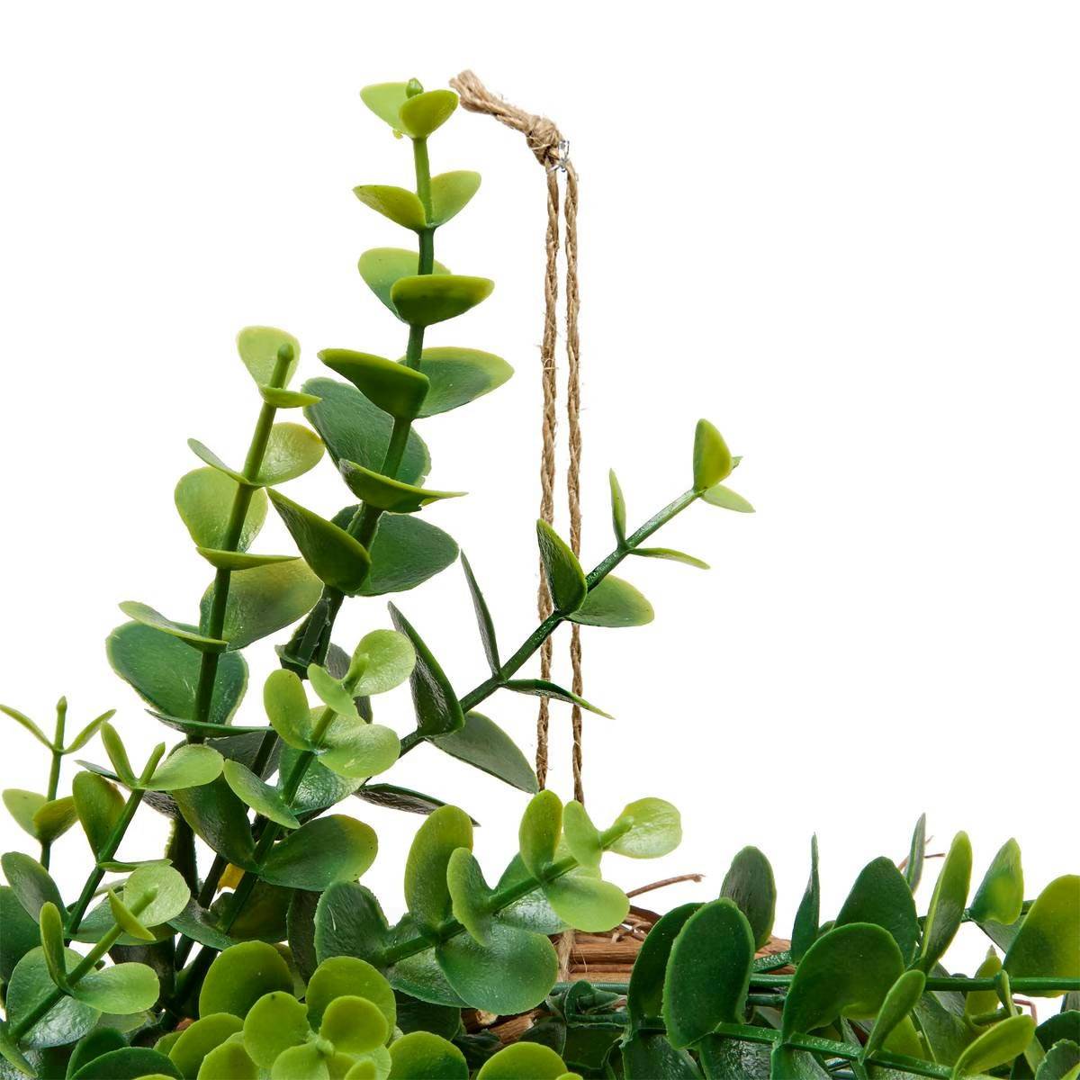 Couronne d'Eucalyptus Artificiel "Walker" 41cm Vert - Image 3