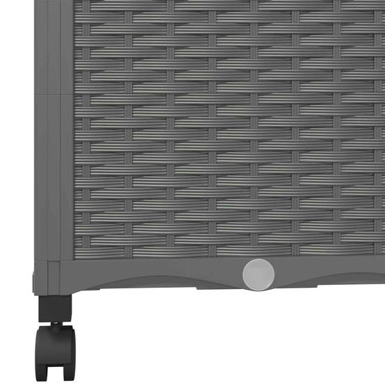 ComfortXL - Bac à plantes treillis polypropylène jardin balcon tuteur vignes tomates 80x40cm Gris clair - ComfortXL Outdoor Living - Image 6