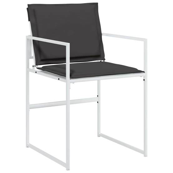 5 pcs Salon De Jardin - Mobilier D'extérieur Blanc - Image 6