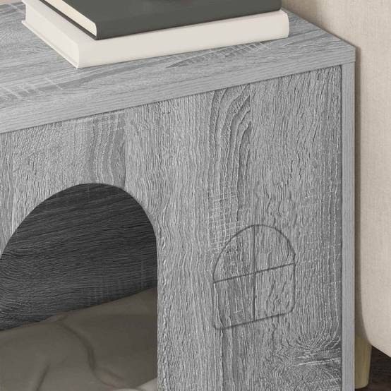 Chatiere bois gris 51 x 30 x 52 cm - Prolenta premium p338.2 - Image 4