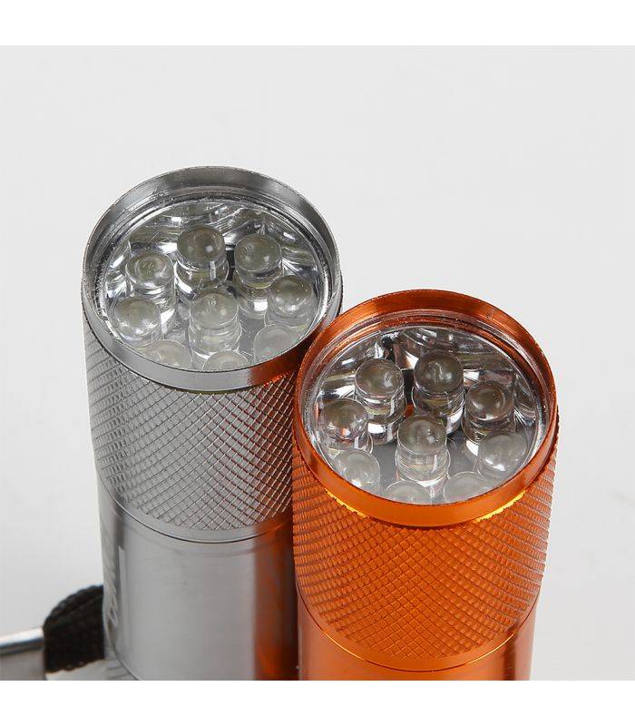 ALYCO - Lampe de poche tubulaire en aluminium à 9 led alyco orange ALYCO 170955 - Image 5