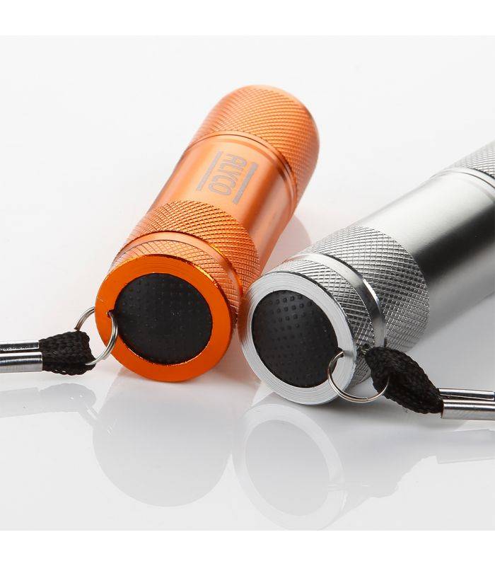 ALYCO - Lampe de poche tubulaire en aluminium à 9 led alyco orange ALYCO 170955 - Image 4
