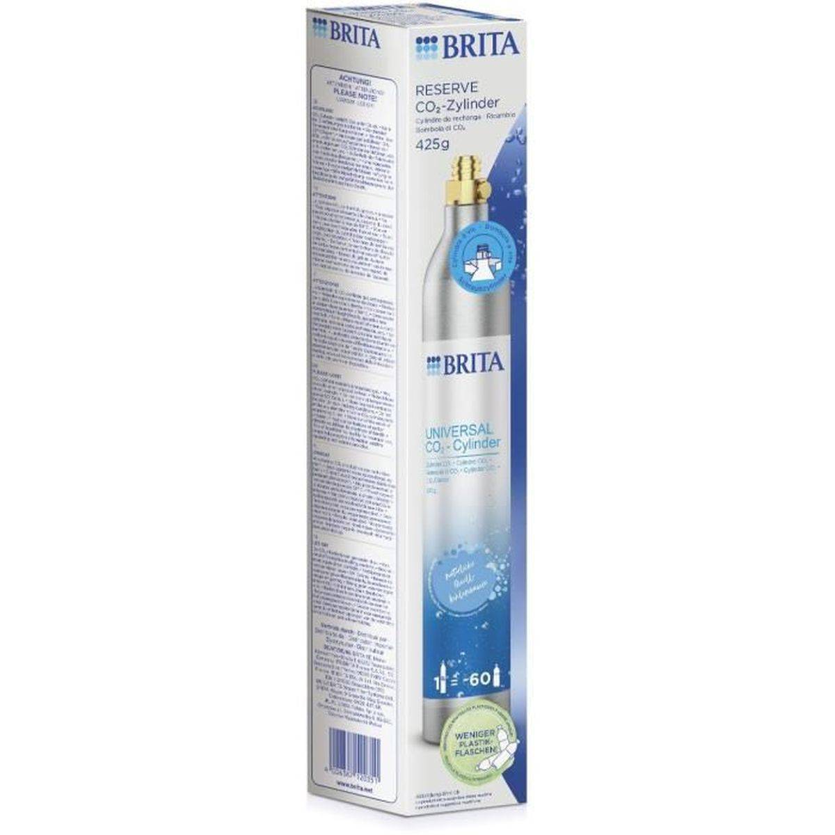 Cylindre de CO₂ à visser, 425 g, jusqu’à 60 L - BRITA