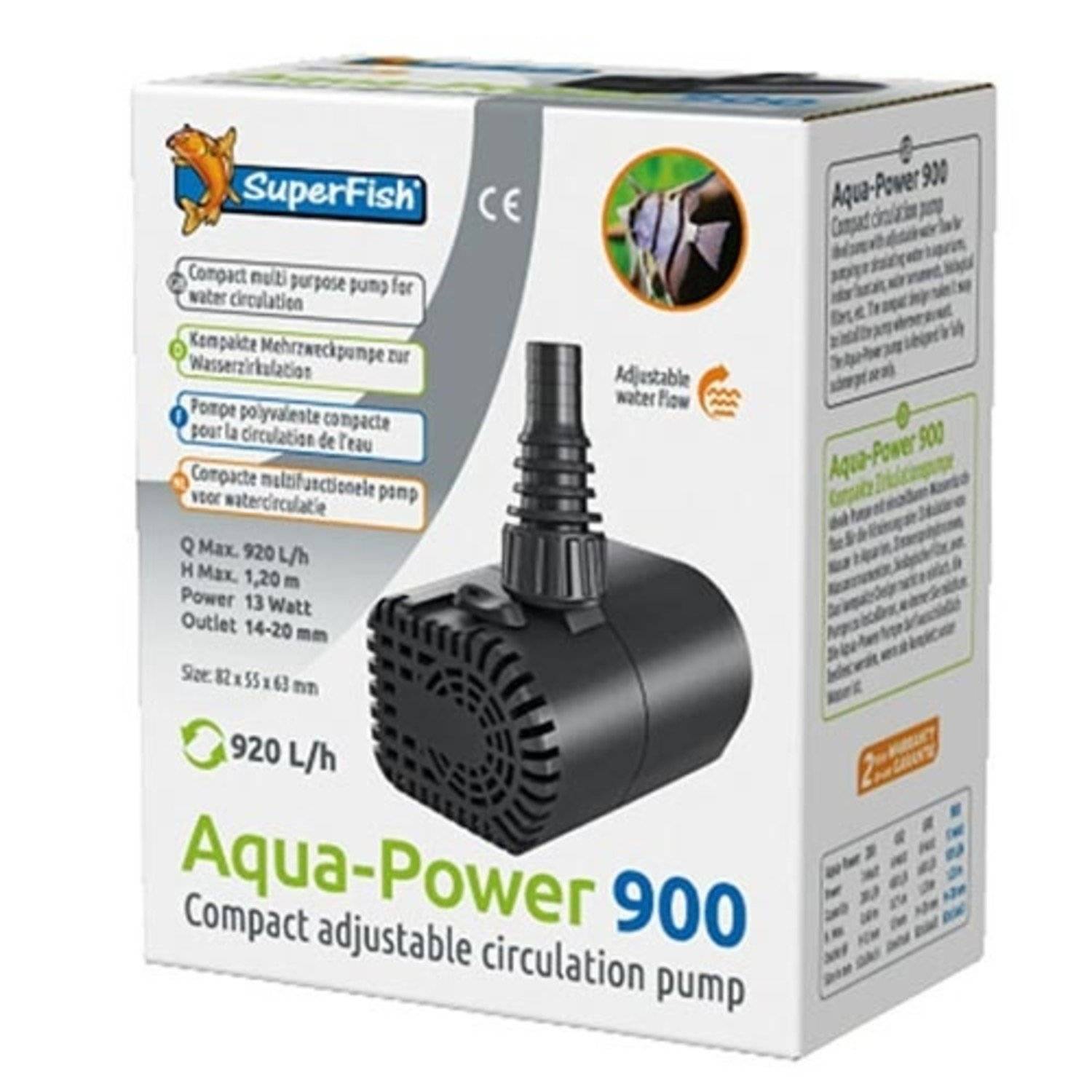 Superfish - Pompe aquarium SuperFish AquaPower 900 13 W - SUPERFISH
