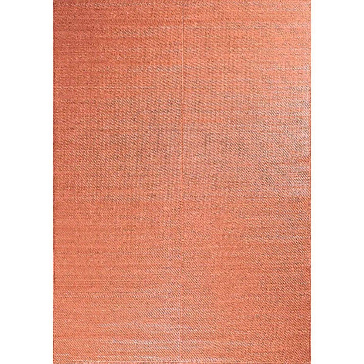 Jardindeco - Tapis extérieur en polypropylène Spargi 1747 corail 150 x 220 cm - Imagen 1