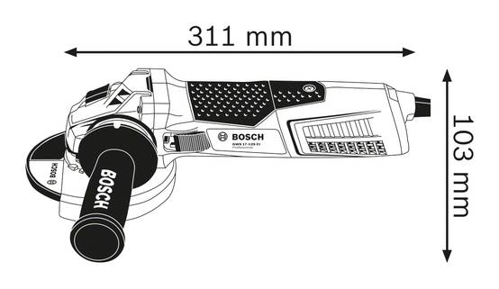 Bosch - Meuleuse BOSCH GWS 19-125 CIE 1900W Ø125MM - 060179P002 - Image 2