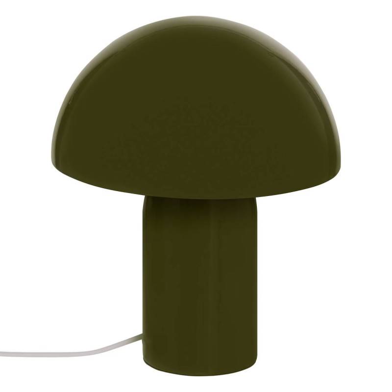 Lampe champignon H24,5 cm Lito métal kaki Atmosphera - Image 1