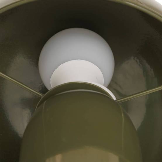 Lampe champignon H24,5 cm Lito métal kaki Atmosphera - Image 2