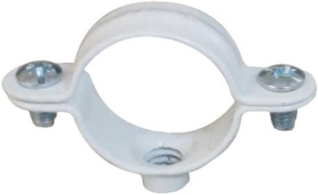 Collier simple blanc ING FIXATIONS fixation de tuyauteries - Ø 16 mm - Boite de 50 pièces - A141570