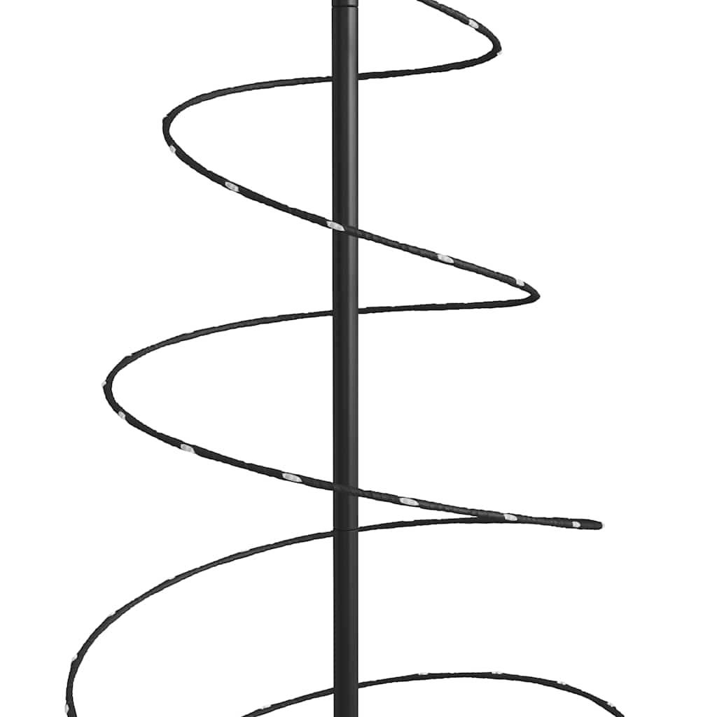 Sapin De Noël - Arbre de Noël lumineux conique 100 LED blanc chaud 150 cm - Image 9