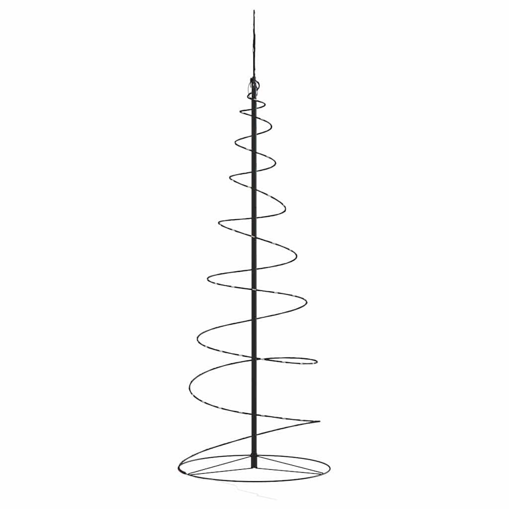 Sapin De Noël - Arbre de Noël lumineux conique 100 LED blanc chaud 150 cm - Image 4