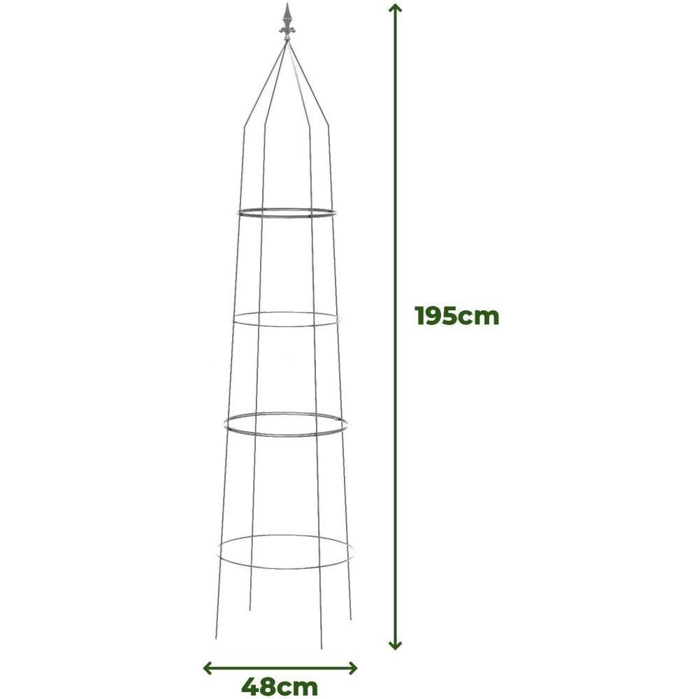 Komet - Treillis en acier View (Lot de 2) - Imagen 4