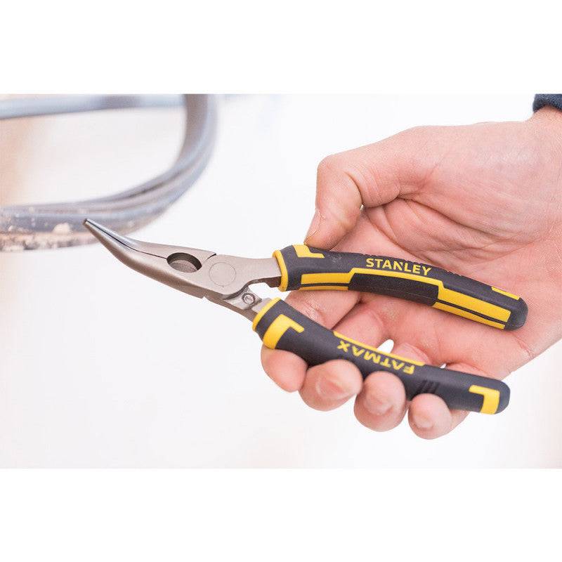stanley - Pince à becs 1/2 ronds longs coudes STANLEY FATMAX - 160 mm Stanley - Imagen 4