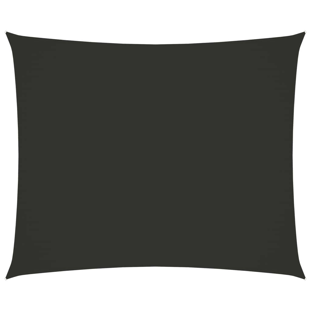 Helloshop26 - Voile toile d'ombrage parasol tissu oxford rectangulaire 3 x 4 m anthracite - Imagen 1